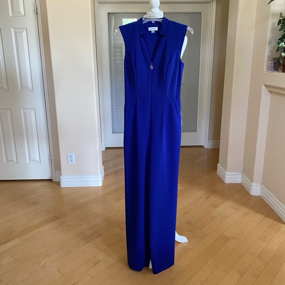 Calvin Klein Jumpsuit Royal Blue Jumpsuit - Picture 1 of 7